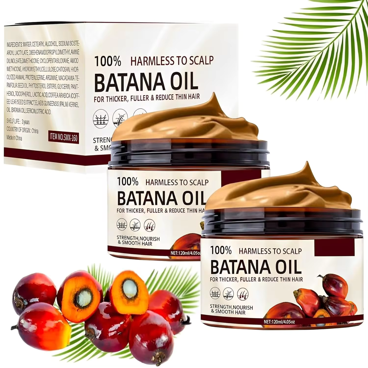 2x Batana Oil for Hair Growth and Repair