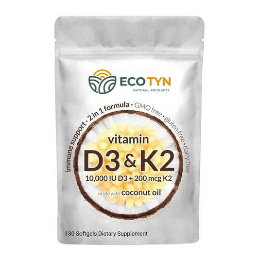 Vitamin D3 K2 Supplement Softgels